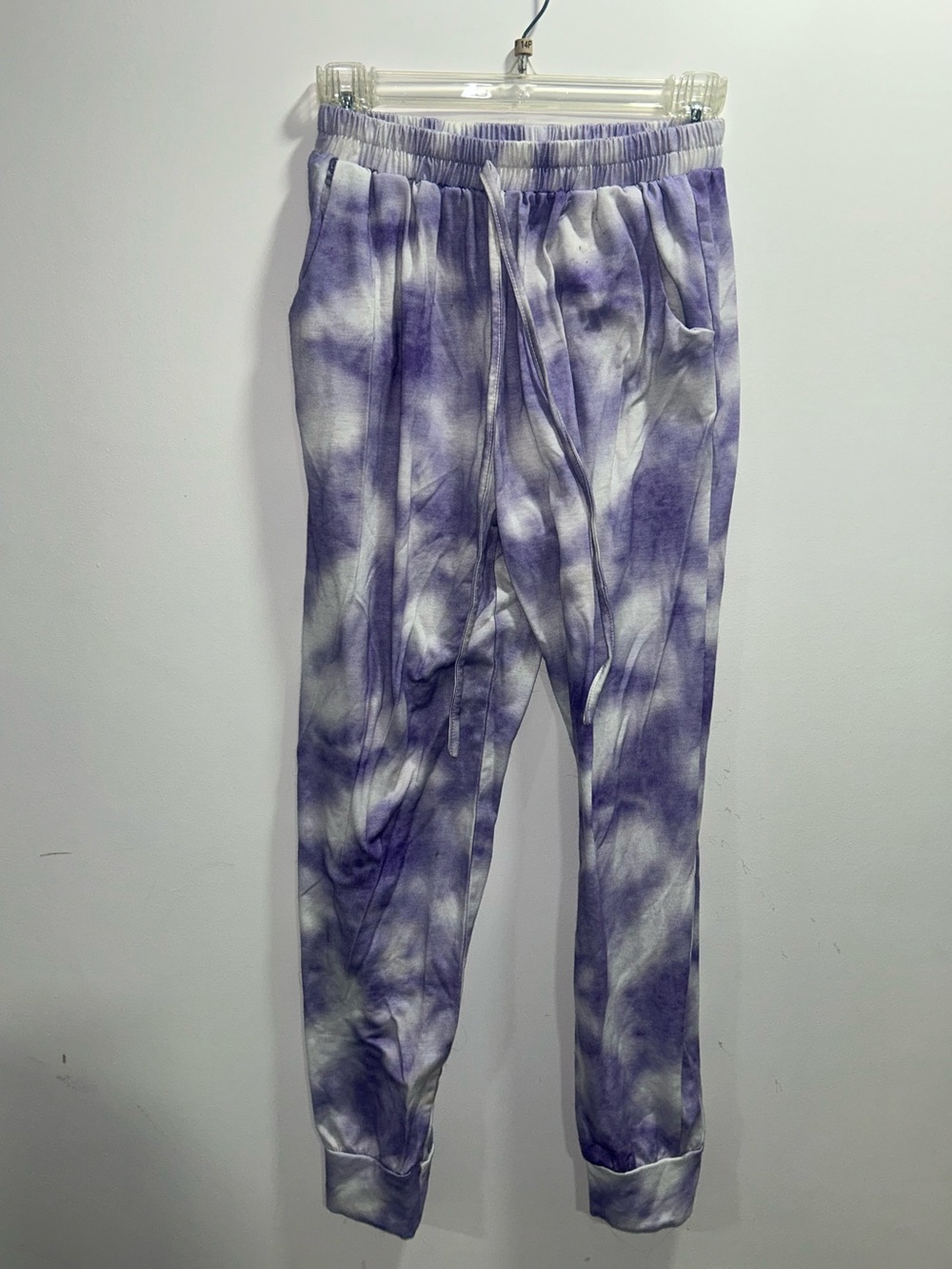 Purple & White Tie-Dye Jogger - Picture 1 of 2